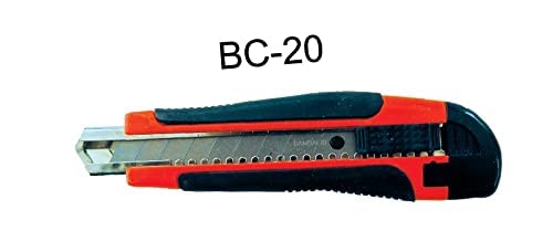 Bambalio BC-20 Heavy Rubber Grip 18 mm Cutter Blade - Pack Of 1
