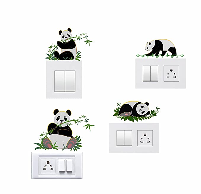 ALL YOUR DESIGN PVC Vinyl Switch Board Wall Sticker, Decorative Switch Sticker for Home Decor(switchboard-sticker-pt2-09)