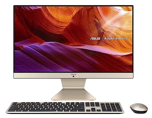ASUS Vivo AiO V222, 2 core Intel Pentium Gold 6405U, All-in-One Desktop (8GB/256GB SSD/Integrated Graphics/Windows 11/Black/4.8 kg), V222FAK-BA196W