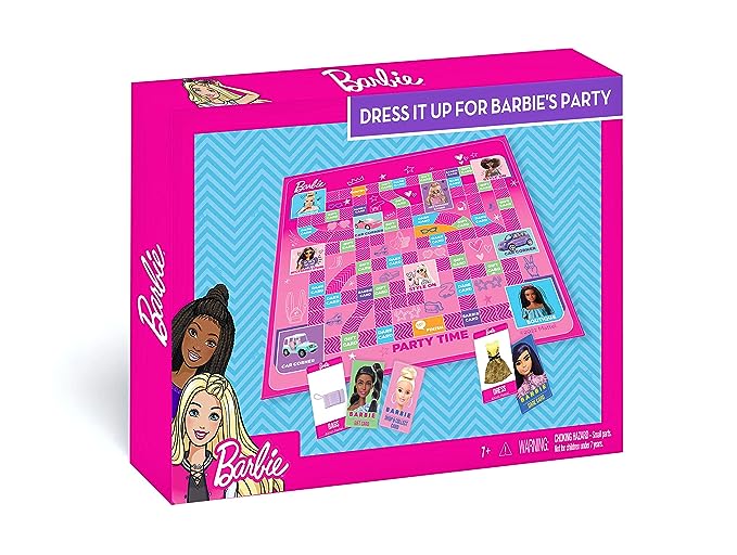 Barbie Dress it Up Party - Fun Dres Up Game for Kids Age 5 Years & Above - 2 to 4 Players