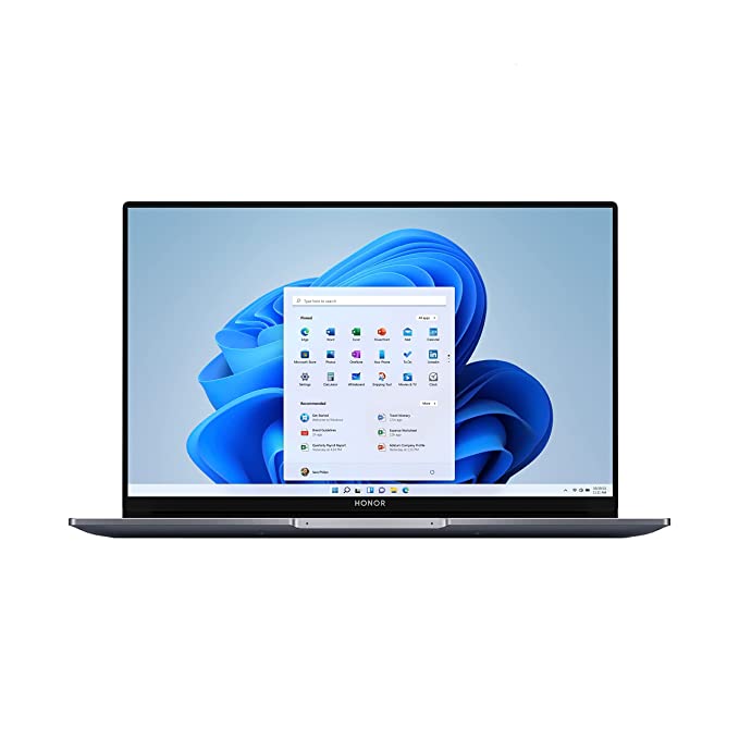 HONOR MagicBook 14, AMD Ryzen 5 5500U 14-inch (35.56 cm) FHD IPS Anti-Glare Thin and Light Laptop (8GB/512GB PCIe SSD/Windows 11/Fingerprint Login/Metal Body/Backlit KB/1.38Kg), Gray, NobelM-WDQ9BHNE