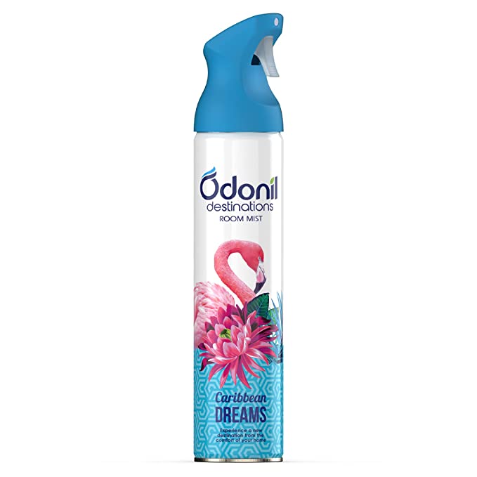 Odonil Destinations Room Air Freshener Spray 240ml - Carribean Dreams | Long Lasting Fragrance