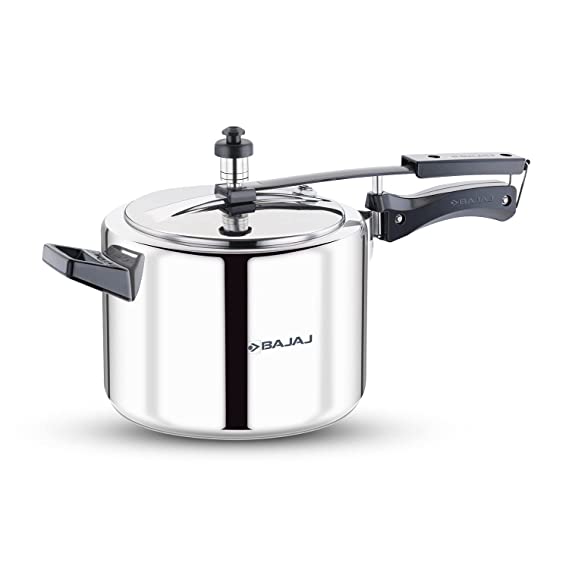 Bajaj New Shakti ILPC 5L Induction Bottom Stainless Steel Pressure Cooker