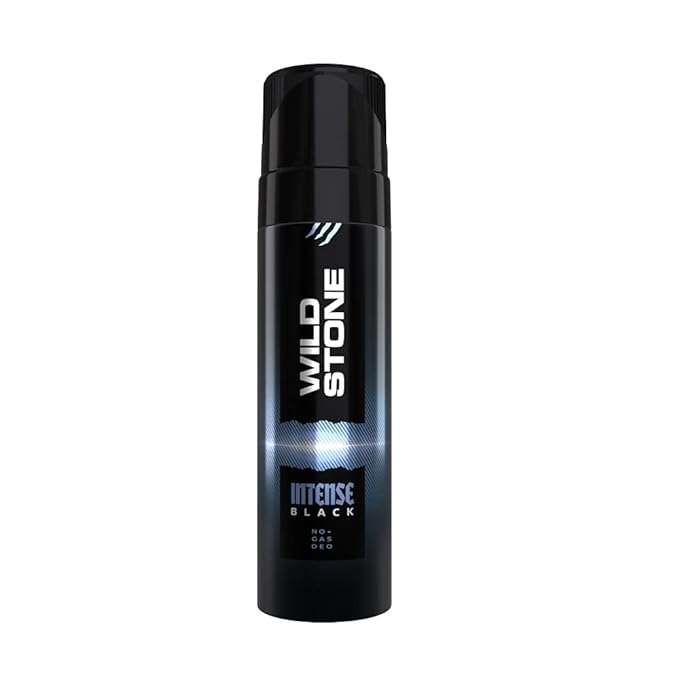 Wild Stone Intense Black Long Lasting No Gas Deodorant Spray For Men, 150Ml