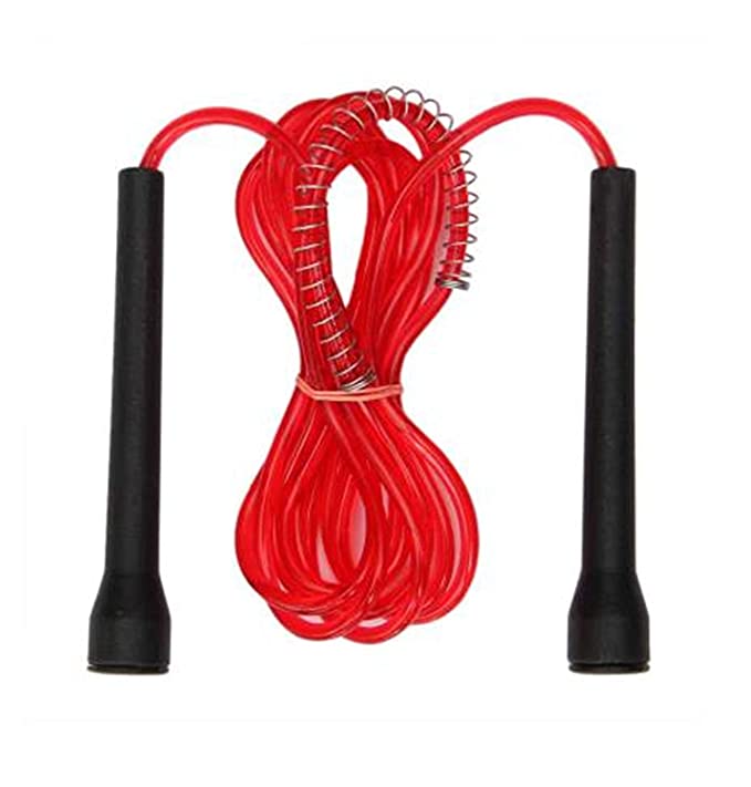 SPIRO Jumping Skipping Rope with Comfortable PVC, Pencil Shape Handle for Weight REDUCING/Warm-UP/Gym/Sports & Gym Fitness.
