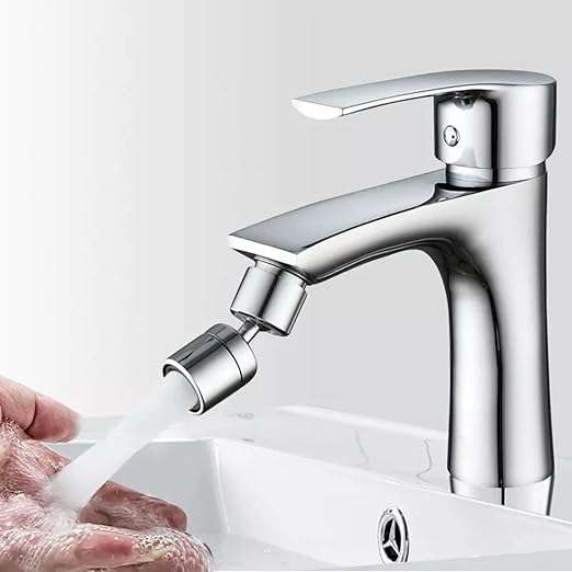 IONIX Tap, Tap filter, Tap extender for kitchen sink,Kitchen tap extension, Flexible Anti Splash Water Saving Movable Sink Faucet, (720 degree tap extension)