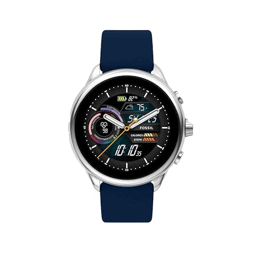[Apply Coupon] - Fossil Gen 6 Display Wellness Edition Blue Smartwatch FTW4070