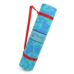 Fitness Mantra® 4mm Marble Design Anti Skid Yoga Mat for Men & Women| Qnty.-1 Pcs.|