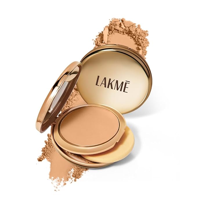 LAKMÉ 9to5 Wet&Dry Natural Finish Compacty,Beige