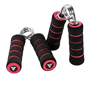 SPANCO (Model : Training) Pack of 2 (One Pair) Hand Gripper Wrist Exerciser Fitness Foam Hand Grip for Gym Stretching Hand strengtheners for Men Women (Pink)
