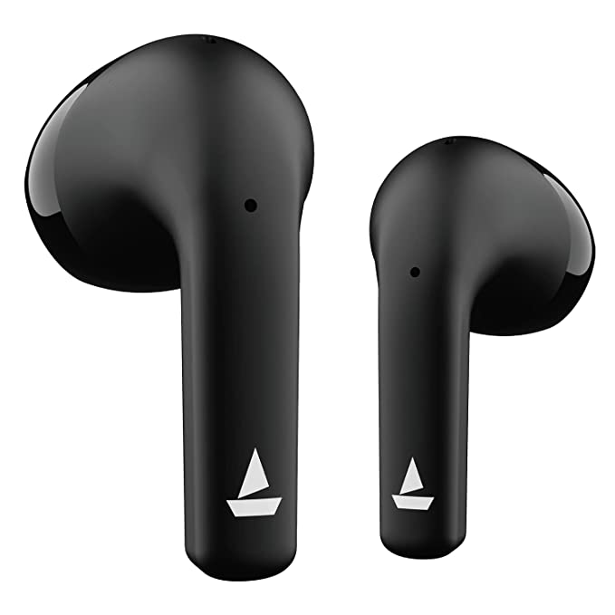 boAt Airdopes Atom 81 True Wireless Earbuds with Upto 50H Playtime, Quad Mics ENx" Tech, 13MM Drivers,Super Low Latency(50ms), ASAP" Charge, BT v5.3(Opal Black)