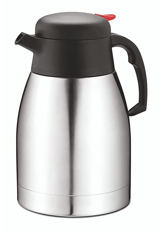 SignoraWare Flame Thermosteel Carafe 24 Hours Hot or Cold Tea/Coffee Pot, 1500 ml, Silver,Set of 1, Stainless Steel
