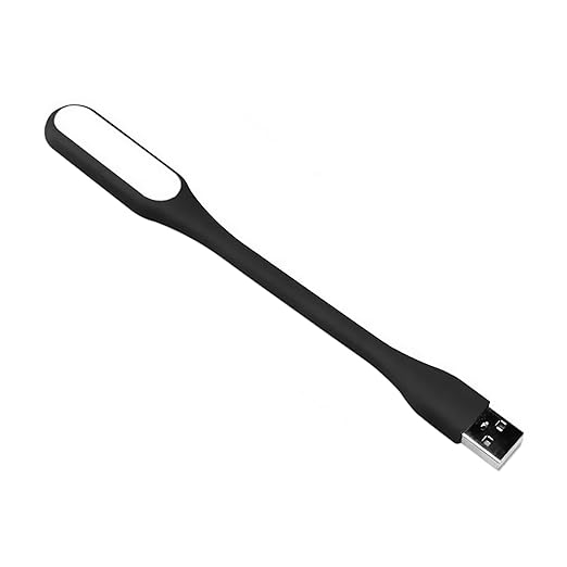 MeeTo USB LED Light Lamp, Portable led with Flexible Gooseneck, Arm Reading, Adjustable, Bendable, Compatible for Laptop, Notebook, Power Bank Energy Saving Reading Lamp, Random Color - (Pack of 2)