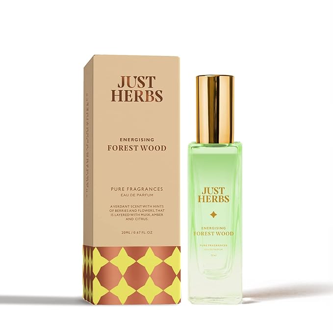 Just Herbs Long Lasting Perfume for Men,Women Pocket Parfum EDP Forest Wood - 20ml