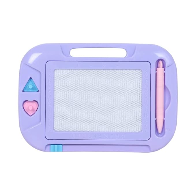 VGRASSP Magnetic Slate Toy is Very Useful, Helps Children in Learning How to Write, Read and Draw Non-Toxic Board, Small (Color as Per Stock)