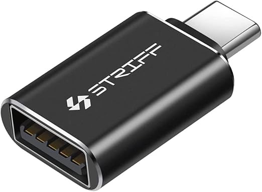 STRIFF OTG Type C, USB to Type C, Type C to USB Connector Compatible with All Type C Devices