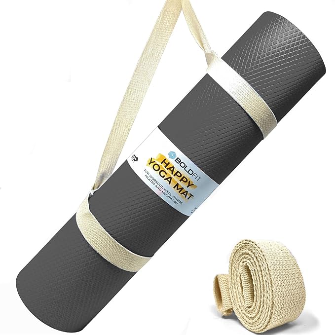 Boldfit Yoga Mat for Women & Men Anti-Slip Exercise Mat for Home Workout, Gym & Yoga  -  Durable, Lightweight & Sweat-Resistant
