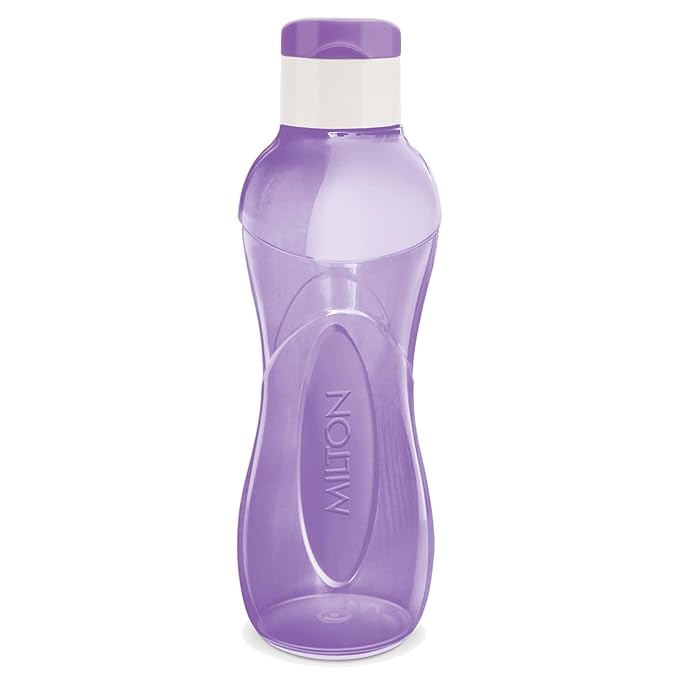 MILTON I Go Flip Plastic Water Bottle, 750 ml, Purple | Sports | Gym | Home | Kitchen | Travel Bottle | Hiking | Treking | Reusable