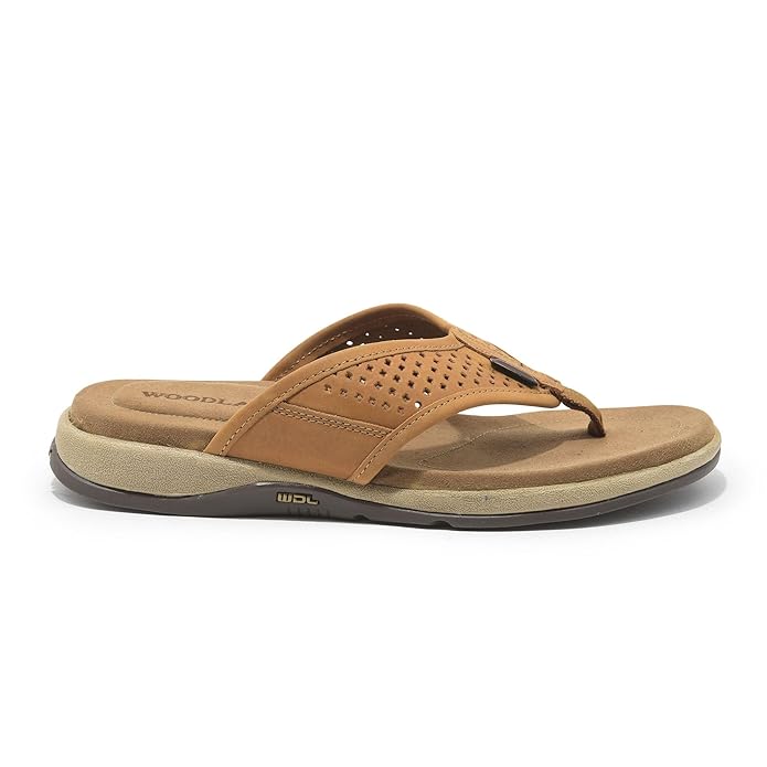 Woodland Men's Leather Slippers