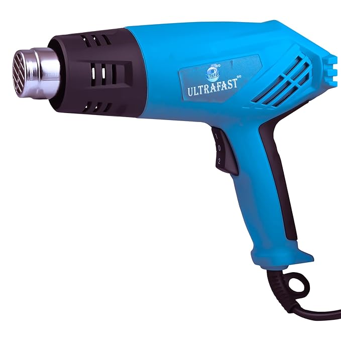 ULTRAFAST UF-HAG2000 Professional 2000W Hot Air Gun Dual Temperature Heat Settings 350- 550 Corded Heatgun for Wrapping Paint Removal Wire Shrinking Crafting