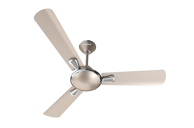 [Apply Coupon] - Havells 1200mm Festiva ES Ceiling Fan | Premium Finish, Decorative Fan, Elegant Looks, High Air Delivery, Energy Saving, 100% Pure Copper Motor | 2 Year Warranty | (Pack of 1, Gold Mist)