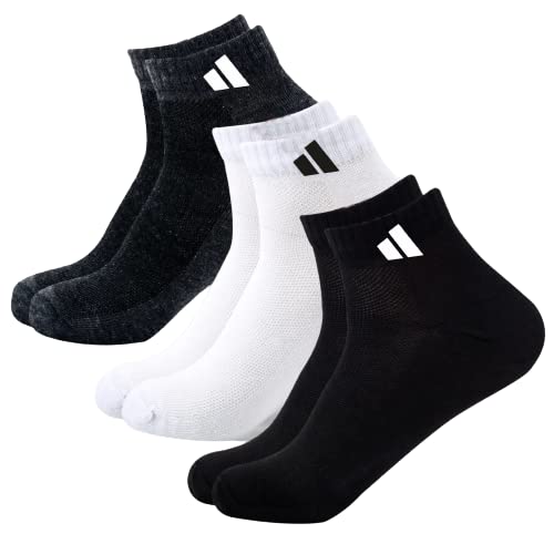 SJeware Men and Women Solid Ankle Length Socks (Pack of 3)