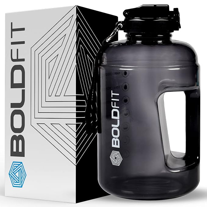 Boldfit Gym Gallon Water Bottle, 2. 2 Litre Bottle for Gym Workout, Motivational Sipper gallons for Adults, Water Bottles 2 + LTR, 2litre Sipper for Men & Women Motivational gallons