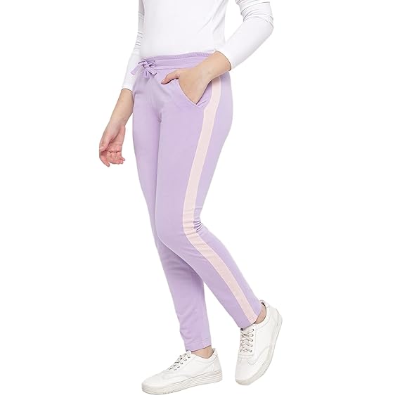 [Apply Coupon] - [Size: 15 Years-16 Years] - Lil Tomatoes Girls Cotton Trackpant, Purple