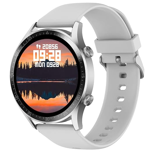 Fire-Boltt Talk 2 Pro Bluetooth Calling Smartwatch, 1.39" TFT Display with Dual Button, Hands On Voice Assistance, 120 Sports Modes, in Built Mic & Speaker with IP68 Rating (Grey)