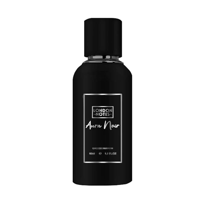 [Apply Coupon] - London Notes Unisex Aura Noir Eau De Parfum for Men & Women|Long Lasting EDP Fragrance|with citrusy,floral,woody & spicy scents|50 ml