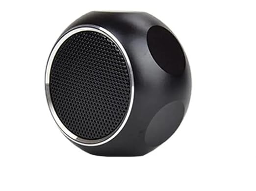 MorningVale Round Curve Smart Wireless Portable Bluetooth Speaker Multicolour (Size 5 * 5 * 3.3 CM)