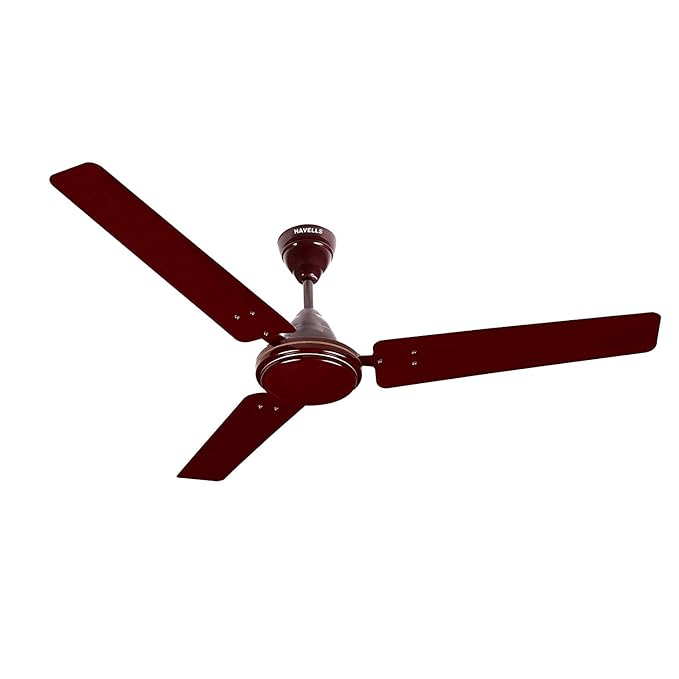 Havells Pacer 1200mm 2 Star Energy Saving Ceiling Fan (Brown, Pack of 1)