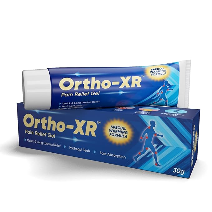 Ortho-XR Pain Relief Gel Ointment 30gms (Pack of 1) with Special Warming Formula For Quick & Long Relief, Product For Legs, Body, Back, Joint, Shoulder, Arthritis, Knee & Ankle Pain For Men & Women