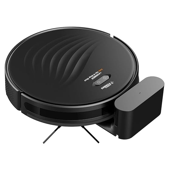 [Apply Coupon] - Eureka Forbes Robo Vac N Mop NUO Wet & Dry Robotic Vacuum Cleaner|Gyroscope Navigation|App Based Control|Multisurface Cleaning Vacuum Cleaner