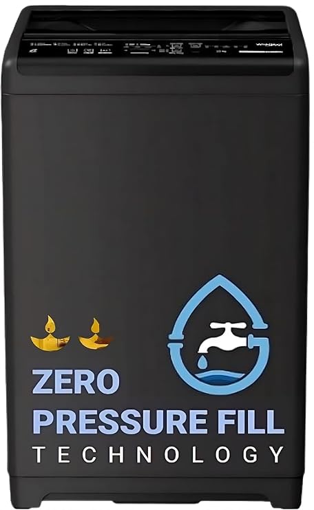 [Apply Coupon] - Whirlpool 6 Kg 5 Star Royal Fully-Automatic Top Loading Washing Machine (WHITEMAGIC ROYAL 6 GENX, Grey, ZPF Technology)