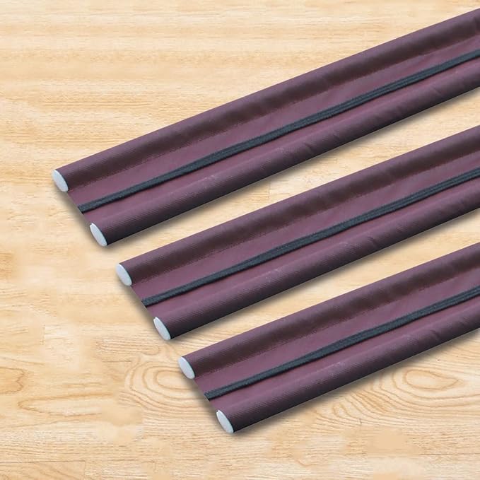 [Apply Coupon] - GLUN® Door Bottom Sealing Guard for Home, Office, Hotel Reduce Noise, Insects, Wind Dust Weather from Outside Brown in Color Pack of 3
