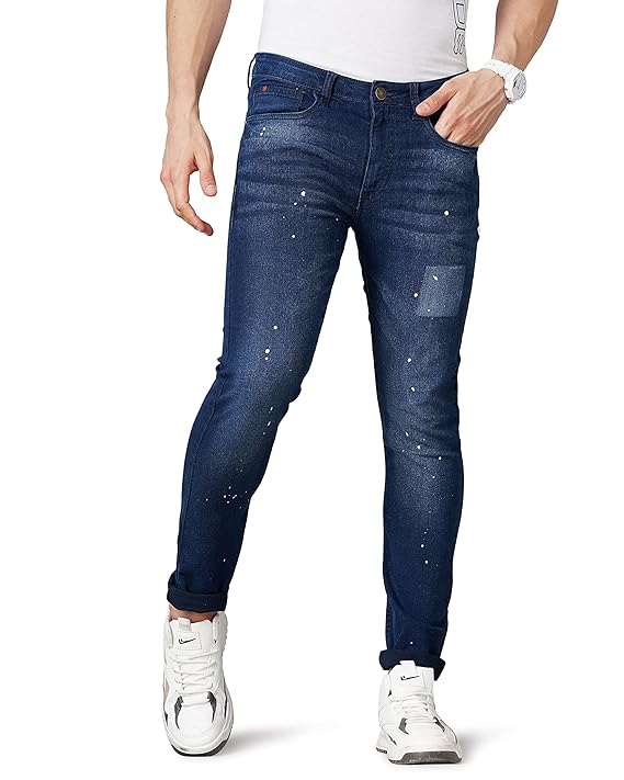 Hardsoda by The Indian Garage Co Men Slim Fit Solid Mid-Rise Stretchable Jeans