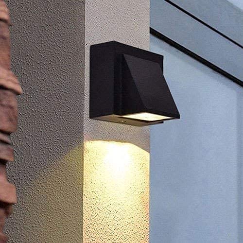 Desidiya® 3 Watts Up or Down Outdoor LED Light (Pack of 1) IP65, 3000K, Aluminum Die Casting Body Wall Light (Black - Warm White)