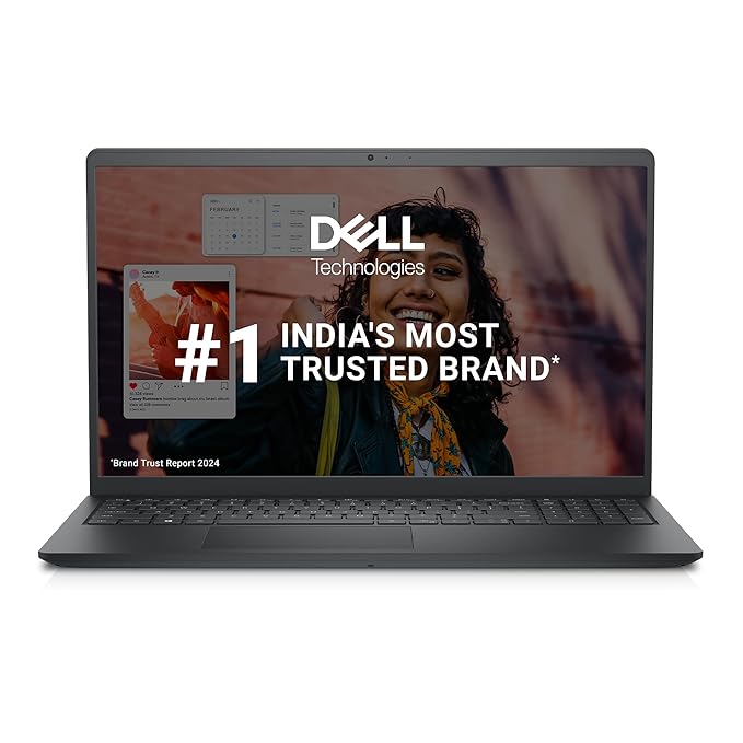 [Apply Coupon] - Dell Inspiron 3530 Thin & Light Laptop, 13th Gen Intel Core i3-1305U/8GB/512GB SSD/15.6" (39.62cm) 120Hz Refresh Rate on a FHD IPS Display/Windows 11 + MSO'21+McAfee 15 Month/Carbon Black/1.62kg