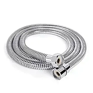 BonKaso Stainless Steel 304 Rust Free Flexible for Health Faucet Hand Showers Hose Pipe Length 1M Extension