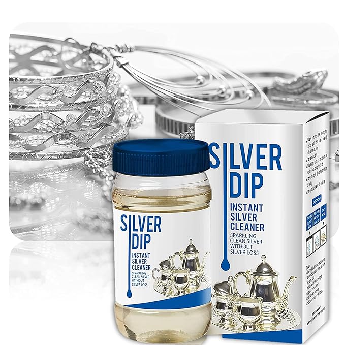 Silver Dip Modicare Instant Silver Cleaner For Home & Kitchen Use,(New Silver Dip Instant Without Silver Loss),(Hc26) - 300Ml