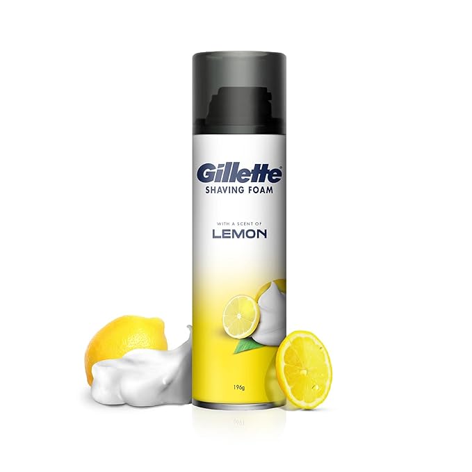 Gillette Classic Lemon Lime Pre Shave Foam - 196 gram