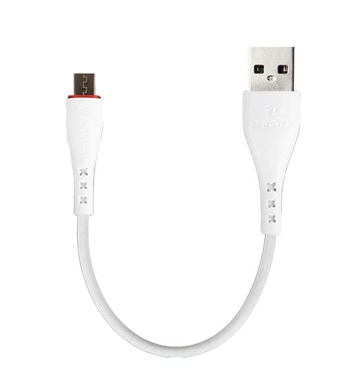 ZEBSTER Z -MC20 USB to Micro USB Cable,2A 20cm cable Strong & Long lasting for Charge and Sync (White)