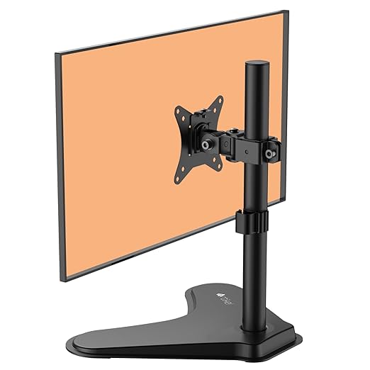 Artikel Single Monitor Desk Mount | Height-Adjustable Heavy-Duty Arm | VESA 75x75 & 100x100 | Fits 27" LCD/LED Screens, 8kg | Easy 15-Min Install, Cable Management, Space-Saving Design