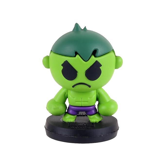 Marvel Avengers Hulk Action Figure  -  Mini Collectible Toy with Realistic Detailing | Incredible Green Superhero Figurine