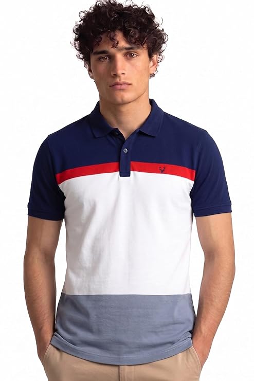Allen Solly Men T-Shirt|Cotton|Regular Fit
