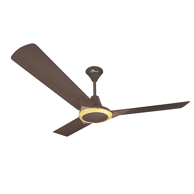 Luminous (Now RR Signature Jaipur Amer Ceiling Fan With 40% Energy Savings, High Speed Designer Ceiling Fan for Home and Office, Ale Brown, (2 Year Warranty by RR)