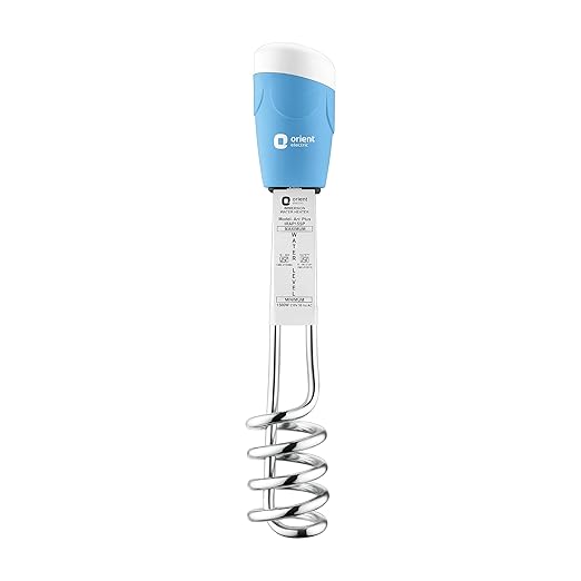 Orient electric Arc Plus 1kw |Immersion heater|power|100% shock proof body|Heavy copper element|With Bucket clip| ISI certified | 2 years replacement warranty