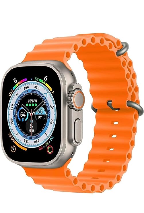 WTG® Premium Smartwatch Watch S8 Ultra Latest Bluetooth Calling Series 8 AMOLED High Resolution with All Sports Features &Tracker, Bluetooth, Enhanced Features and Stylish Design - T-800 Orange
