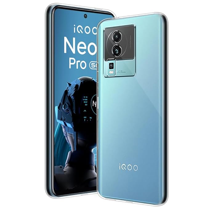 Amazon Brand- Solimo Basic Case for iQOO Neo 7 Pro 5G (Thermoplastic Polyurethane_Clear)